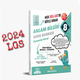 2024 LGS ANLAM BİLGİSİ SORU BANKASI | | Sinan Kuzucu Yayınevi