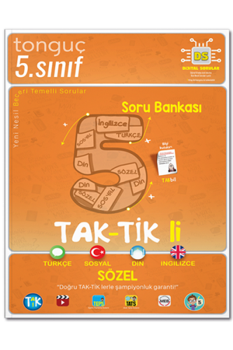 TONGUÇ 5. Sınıf Taktikli Sözel Soru Bankası | | Tonguç Yayınları