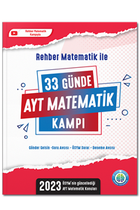 2023 AYT / 33 Günde AYT Matematik Kamp Kitabı | | Rehber Matematik