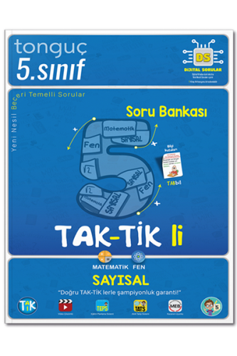 TONGUÇ 5. Sınıf Taktikli Sayısal Soru Bankası | | Tonguç Yayınları